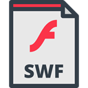 interface, Files And Folders, Swf Format, Swf Symbol, Swf File Format, Swf File, swf Lavender icon