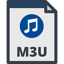 interface, playlist, Files And Folders, M3u Format, M3u, Playlist File, M3u File Format, M3u File Lavender icon