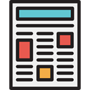 interface, Journal, News Report, Newspaper, Communications, News WhiteSmoke icon