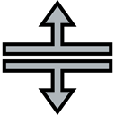 Arrows, Multimedia, interface, ui, scroll, computer mouse Black icon