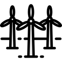 Windmills, Eolian, mill, nature, Windmill, technology, Ecological, ecology, Ecologic Black icon