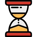 Clock, time, Tools And Utensils, waiting, Time And Date, Hourglass Black icon