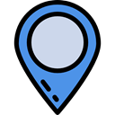 map pointer, interface, Map Location, pin, Pointer, placeholder, signs, Map Point, Architecture And City Black icon