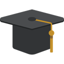 education, Graduate, Cap, mortarboard DarkSlateGray icon