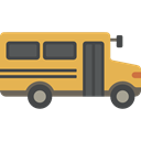 education, Public transport, transportation, school bus, transport, Automobile, vehicle Black icon
