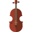 Music And Multimedia, String Instrument, Orchestra, Violin, music, musical instrument Black icon
