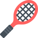 Sportive, tennis, sports, racket, Ball, Sports And Competition Black icon