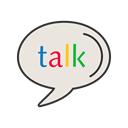 google talk, Logo, Message, Call, media, Social, Contact Gainsboro icon