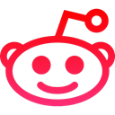 Social, Logo, media, Reddit, corporate Black icon