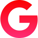 Logo, Social, google, media, corporate Crimson icon