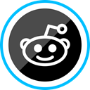 media, Reddit, Social, corporate, Logo DarkSlateGray icon
