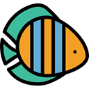 Animal, fish, Animals, Supermarket, fishes, Foods, food, meat, Meats Black icon