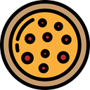 Fast food, Pizza, junk food, Pizzas, Italian Food, food, Unhealthy SandyBrown icon