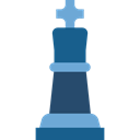 chess, king, piece Black icon