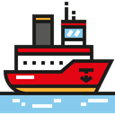 navigation, transport, Boat, transportation, Navigational, ship Black icon