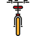 Bike, transport, profile, Bicycle, vehicle, transportation Black icon