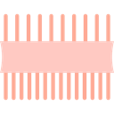 Beauty, Comb, Grooming, fashion Pink icon