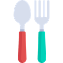 Fork, spoon, Cutlery, Restaurant, Tools And Utensils, Food And Restaurant Black icon