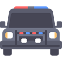 security, Car, vehicle, transportation, Police Car, transport, Automobile, emergency DarkSlateGray icon