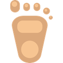 Foot, Footprint, baby, Kid And Baby, barefoot BurlyWood icon