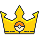 pokemon, video game, gaming, nintendo, crown Gold icon