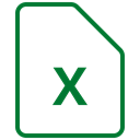 Excel, xls, document, Spreadsheet, xls icon, File, table Black icon