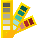 Paints, Colors, miscellaneous, paint, pantone, Painter, Color palette, Edit Tools Gold icon
