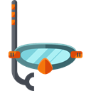 Dive, Snorkel, Sports And Competition, goggle, sea, sports, Diving, Summertime Black icon