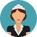 user, profile, Avatar, job, profession, Professions And Jobs, Cleaning Lady CadetBlue icon