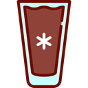 food, glass, Cold Drink, Coffee Shop, Iced Coffee Sienna icon