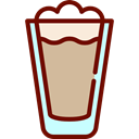 food, glass, Cold, frappe, Coffee Shop Black icon