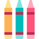 education, Crayon, Crayons, write, Pen, gaming, Draw Black icon