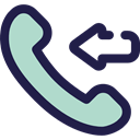 telephone, technology, phone receiver, Communication, Communications, phone call, Incoming Call MidnightBlue icon