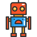 toys, metal, robot, Toy, technology, children, metallic, Baby Toy, Robots, Kid And Baby DarkSlateGray icon