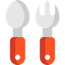 Fork, Restaurant, spoon, Cutlery, Tools And Utensils, Food And Restaurant Black icon
