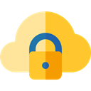 Multimedia, Computer, security, padlock, privacy, technology, Cloud computing, defense Gold icon