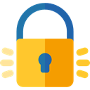 locked, Lock, secure, security, padlock, Tools And Utensils Gold icon