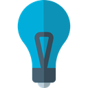 Light bulb, Idea, electricity, illumination, technology, electronics, invention Black icon