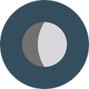 Moon, weather, nature, meteorology, Astronomy, full moon, Moon Phase DarkSlateGray icon