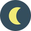 Moon, full moon, Moon Phase, weather, nature, meteorology, Astronomy DarkSlateGray icon