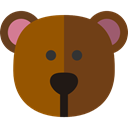 bear, zoo, Animals, mammal, Wild Life, Animal Kingdom SaddleBrown icon