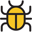 insect, Animals, malware, computing, Computer, security, bug Black icon