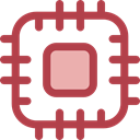 Chip, processor, Cpu, technology, electronic, electronics Sienna icon