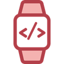 watch, smartwatch, Coding, technology, electronics, wristwatch Black icon