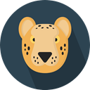wildlife, Animal Kingdom, zoo, leopard, Animals, mammal DarkSlateGray icon