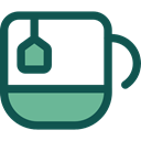 Chocolate, mug, coffee cup, hot drink, Tea Cup, Food And Restaurant, Coffee, tea, food DarkSlateGray icon