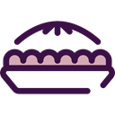 pie, food, Dessert, sweet, Bakery, Food And Restaurant Black icon