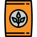 organic, gardening, Seeds, Fertilizer, Farming And Gardening DarkOrange icon