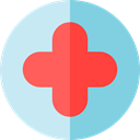 medical, cross, hospital, Pharmacy, signs, First aid, Health Care, Health Clinic, Hospitals, Healthcare And Medical SkyBlue icon