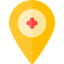 Map Location, Map Point, Maps And Location, pin, placeholder, signs, map pointer, interface Gold icon